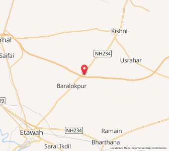 Map of Paye, Uttar Pradesh