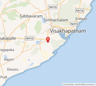 Map of Pedagantyada, Andhra Pradesh