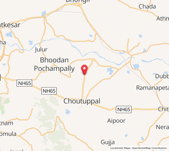 Map of Pedda Kondur, Andhra Pradesh