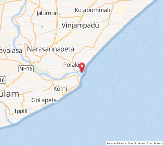 Map of Pedda Palipeta, Andhra Pradesh