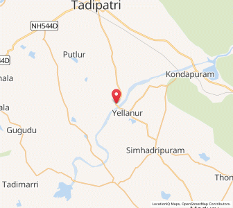 Map of Peddamallepalle, Andhra Pradesh