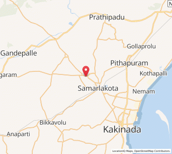 Map of Peddapuram, Andhra Pradesh