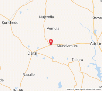 Map of Peddavullagallu, Andhra Pradesh