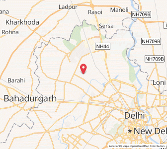 Map of Pehladpur Bangar, Delhi