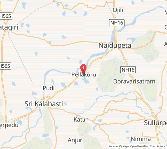 Map of Pellakuru, Andhra Pradesh