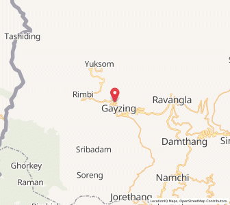 Map of Pemayangtse, Sikkim