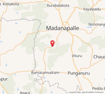 Map of Penchupadu, Andhra Pradesh