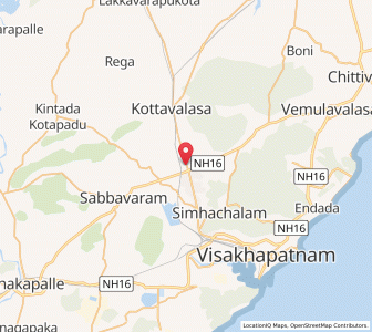 Map of Pendurti, Andhra Pradesh