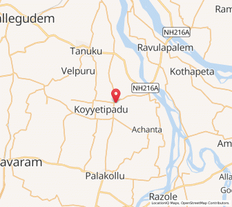 Map of Penugonda, Andhra Pradesh