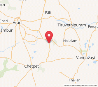 Map of Peranamallur, Tamil Nadu
