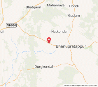 Map of Perawari, Chhattisgarh