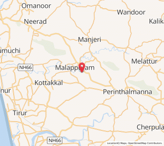 Map of Peringottupulam, Kerala