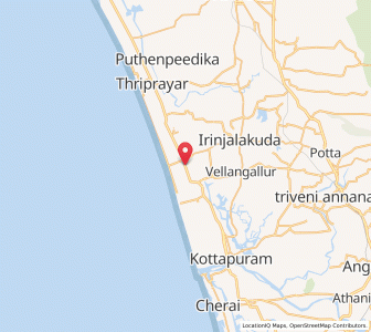 Map of Perinjanam, Kerala