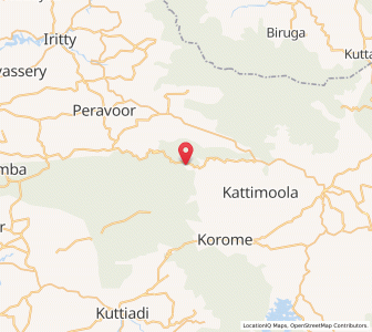 Map of Periya, Kerala