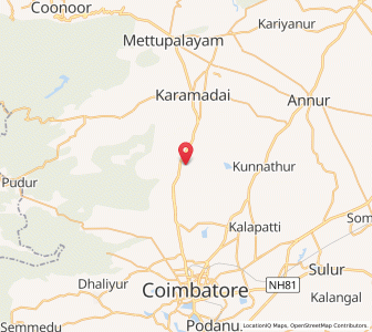 Map of Periyanayakkanpalaiyam, Tamil Nadu