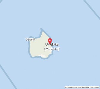 Map of Perka, Andaman and Nicobar Islands