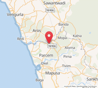 Map of Pernem, Goa
