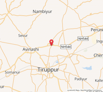 Map of Perumanallur, Tamil Nadu