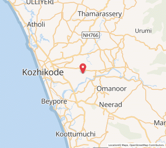 Map of Perumanna, Kerala