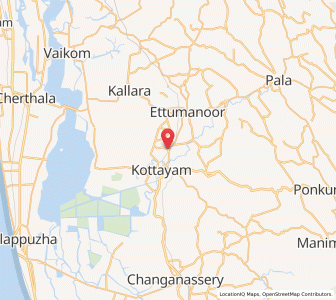 Map of Perumbaikad, Kerala