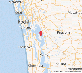 Map of Perumbalam, Kerala