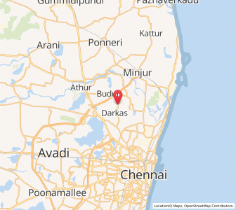 Map of Perungavur, Tamil Nadu