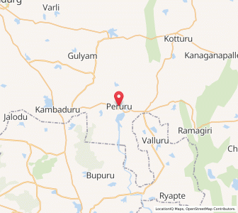 Map of Peruru, Andhra Pradesh