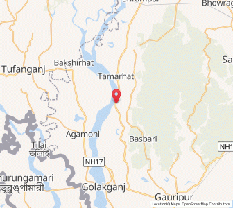 Map of Petla, Assam