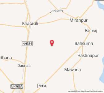 Map of Phalauda, Uttar Pradesh