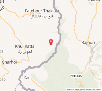 Map of Phalni, Kashmir