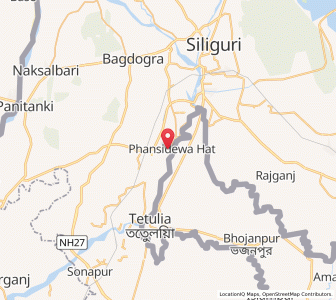 Map of Phansidewa Hat, West Bengal