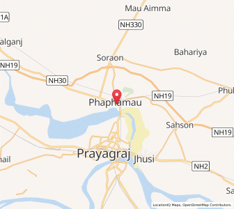 Map of Phaphamau, Uttar Pradesh