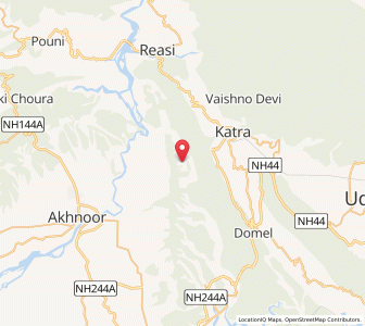 Map of Phare, Kashmir