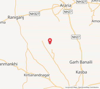 Map of Pharkia, Bihar