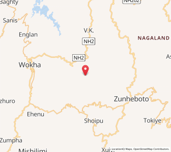 Map of Philimi, Nagaland