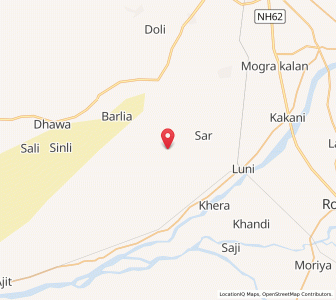 Map of Phinch, Rajasthan