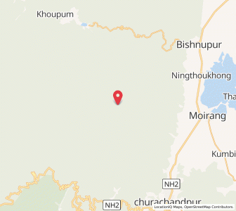 Map of Phoipi, Manipur