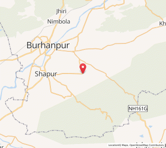 Map of Phopnar Kalan, Madhya Pradesh