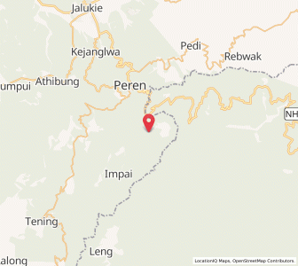 Map of Phuitomi, Nagaland