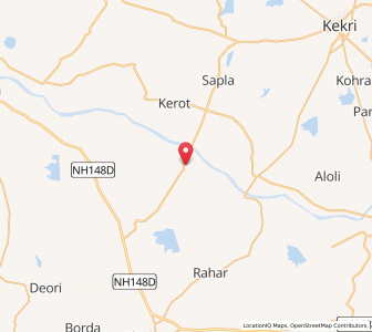 Map of Phuliya, Rajasthan