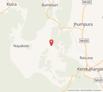 Map of Phuljhor, Odisha