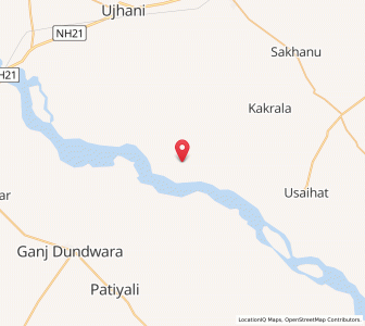 Map of Phullu Ka Nagla, Uttar Pradesh