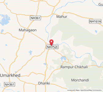 Map of Phulsangvi, Maharashtra