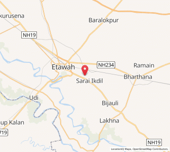 Map of Phuphal, Uttar Pradesh