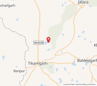 Map of Phuteri, Madhya Pradesh
