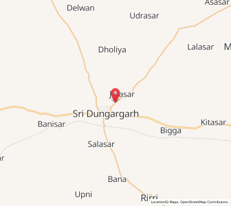 Map of Piao, Rajasthan