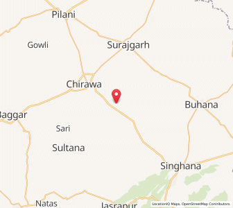 Map of Pichanwa, Rajasthan