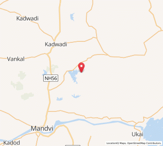 Map of Picharvan, Gujarat