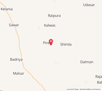 Map of Pichgaraintal, Rajasthan