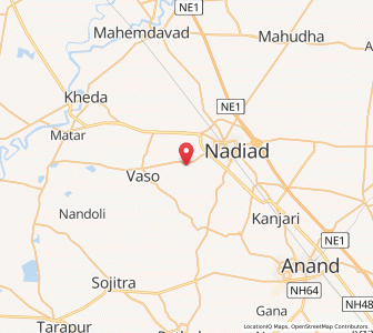 Map of Pihij, Gujarat